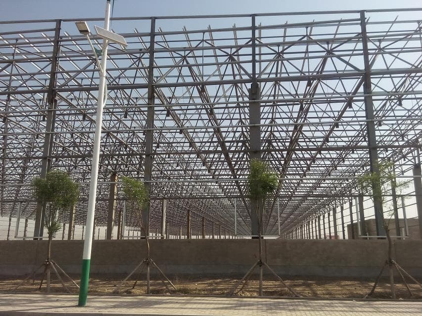 应城水泥厂网架安装